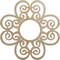 Ekena Millwork Cohen Wood Fretwork Pierced Ceiling Medallion, Birch, 26"OD x 8 7/8"ID x 3/8"T CMWP26X26X0375COBI - alternate 1